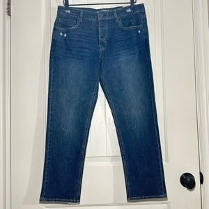 NWT Unpublished | Hayden‎ Cropped Girlfriend Straight Leg Jeans | Women's 30
